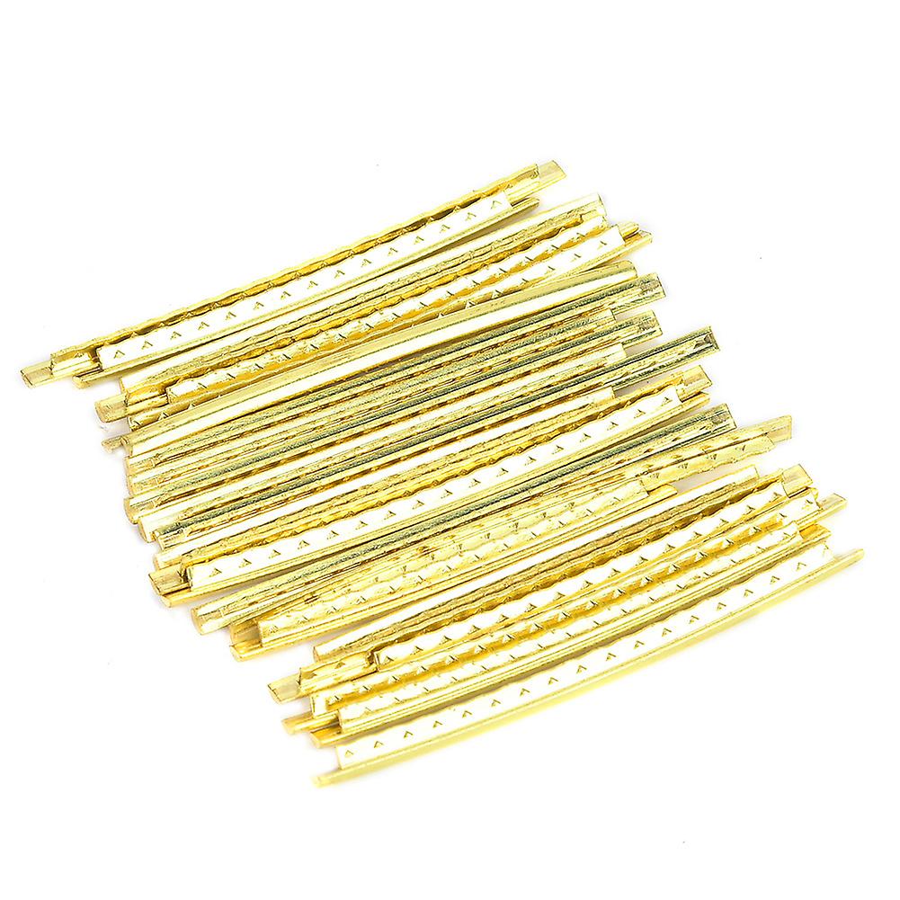 24pcs/set Electric Guitar Fret Wire Guitar Fingerboard Brass Fret Wire Width 2.7mm