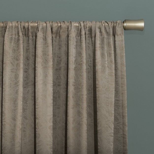 Subtle Foliage Recycled Fiber Sheer Curtain Panel Clean Window