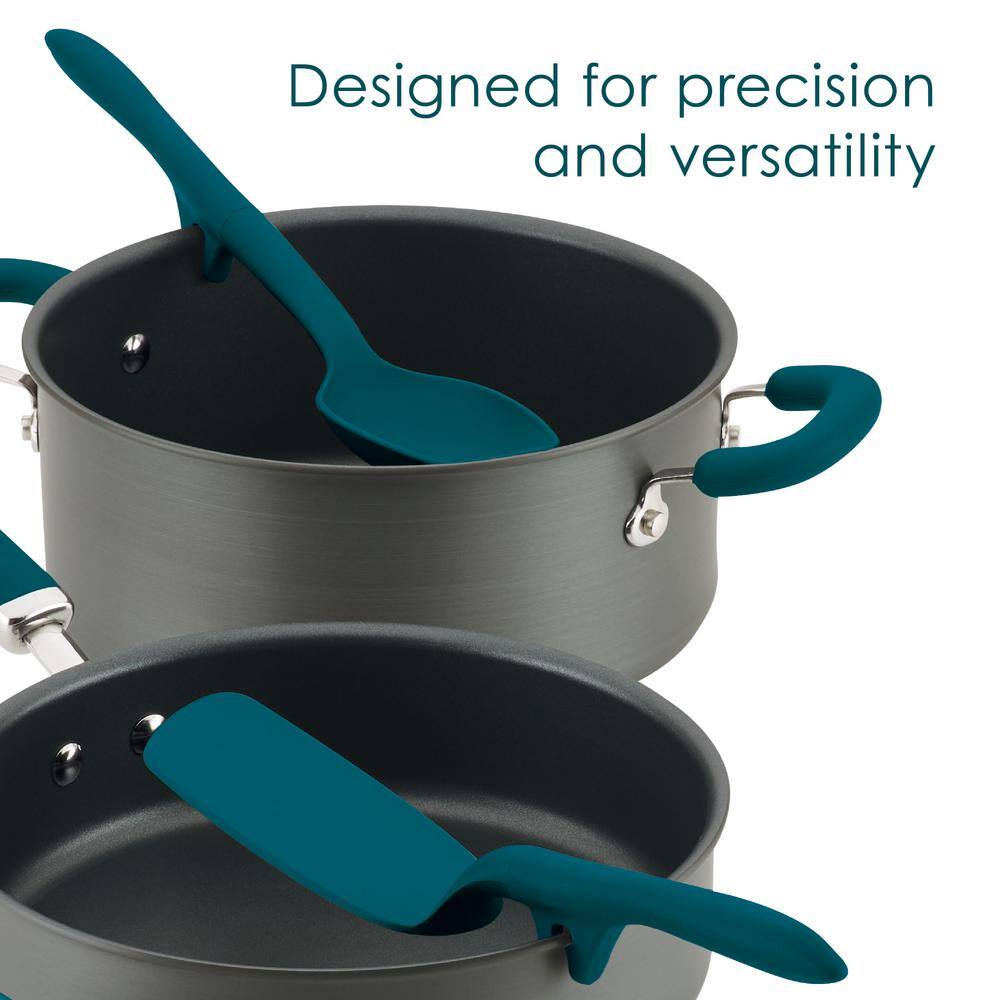 Rachael Ray Lazy Tool Kitchen 6-Piece Teal Utensils Set 48398