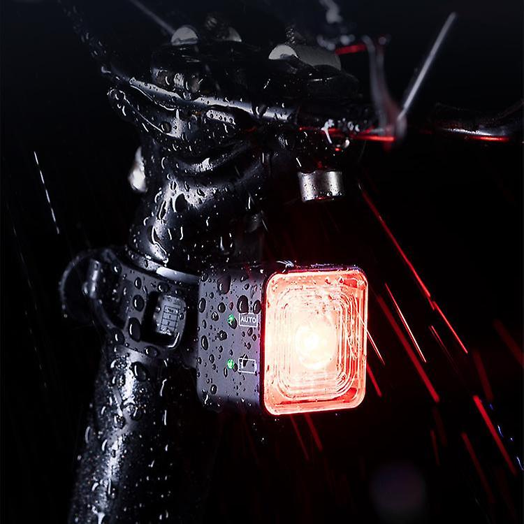 Usb Rechargeable Waterproof Bicycle Headlight， Smart Brake Tail Light-e-105r Tail Light (one Pack)