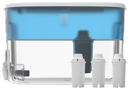 Drinkpod Ultra Premium Alkaline Water Dispenser With 3 Filters  Blue   Modern   Water Filtration Systems   by Drinkpod USA  Houzz