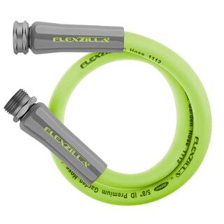 Flexzilla 58 in. x 5 ft. Garden Lead-In Hose with 34 in. GHT Fittings HFZG505YW