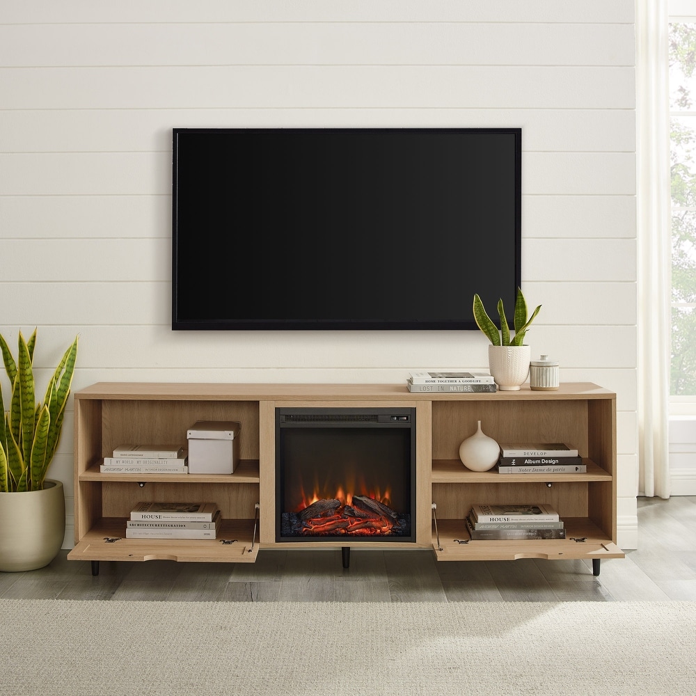 Middlebrook 70 inch Rattan Door TV Stand