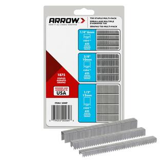 Arrow T50 14 in. x 38 in. x 12 in. Staple Multi-Pack (1875-Pack) 50MP