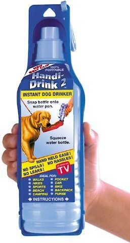 Ethical Pet Handi-Drink Instant Bottle Pet Waterer， Color Varies