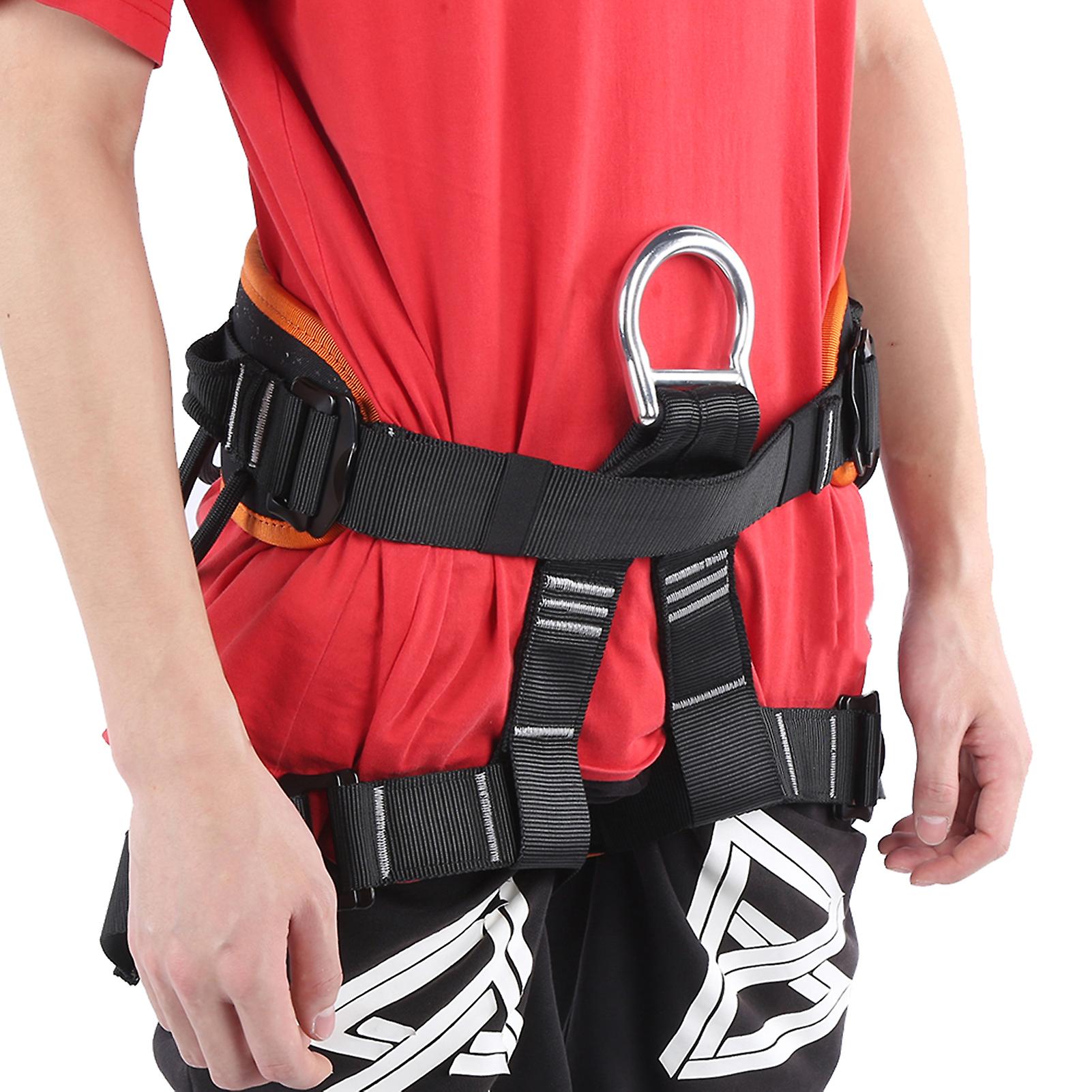 Anti Fall Halfbody Safety Belt Rappelling Rescue Climbing Cave Waist Comfortable Support Aerial Work Outdoor Protection Harness