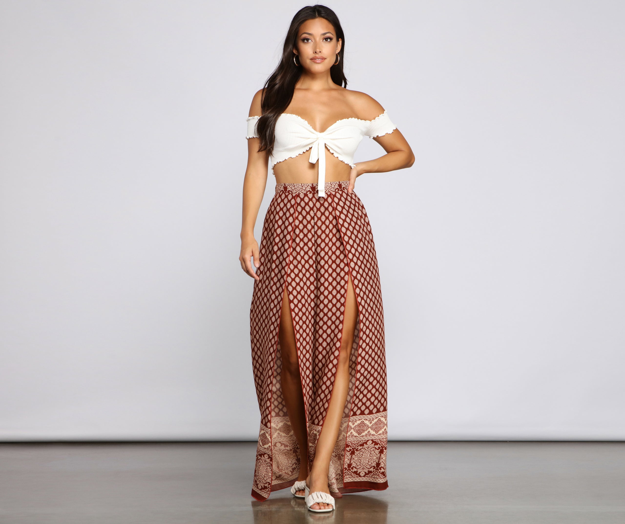 Bohemian Gaze High Waist Pants