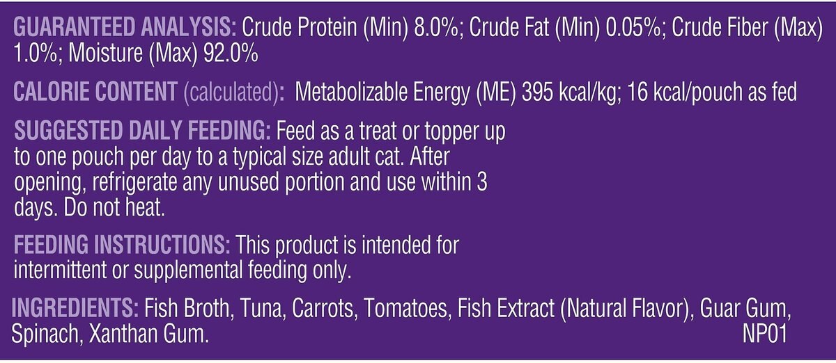 Rachael Ray Nutrish Purrfect Broths All Natural Grain-Free Tasty Tuna Recipe Cat Food Topper