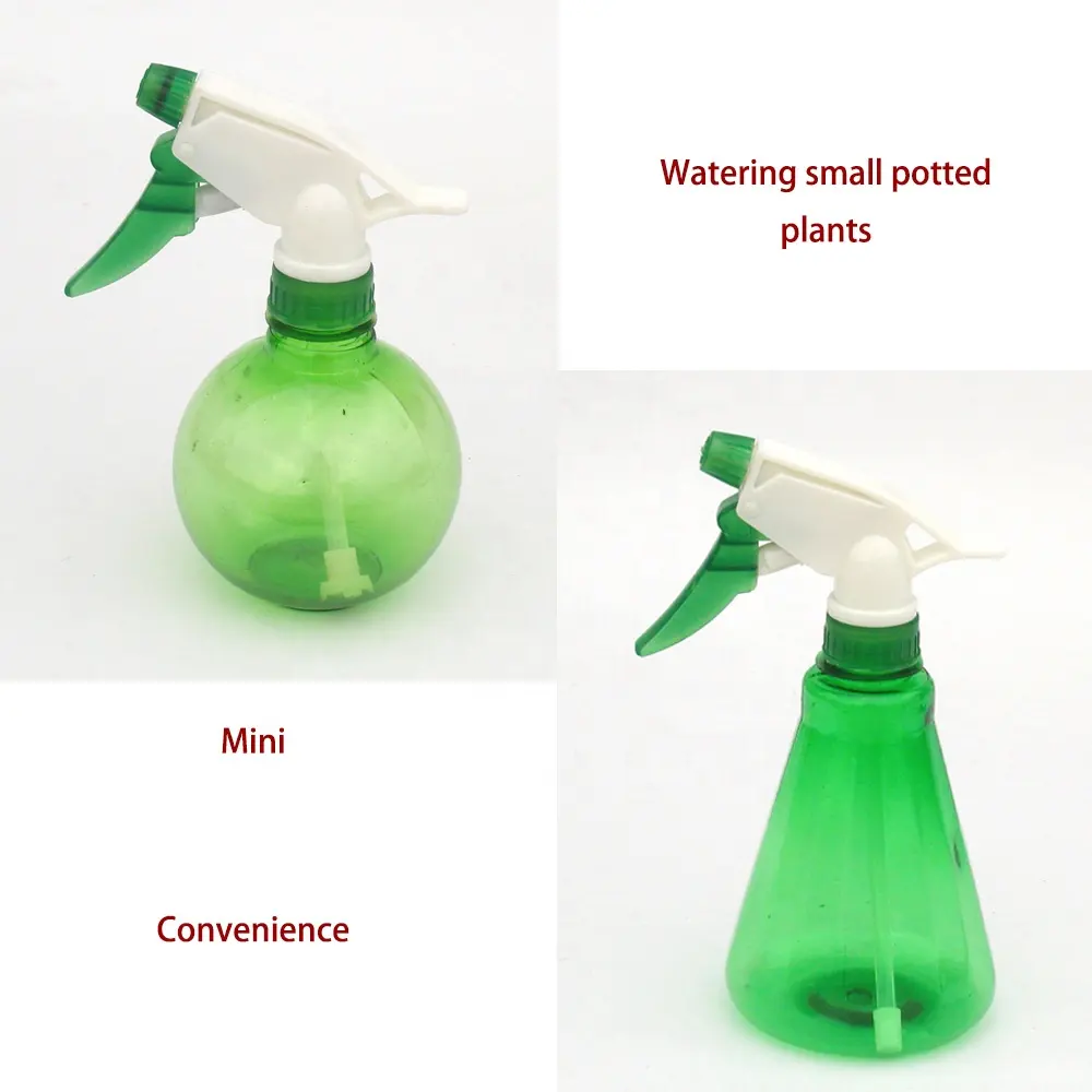 Hot sale s Plastic Green Spray Bottle Garden Water Spray Bottle Gardem Watering Pump Bottle