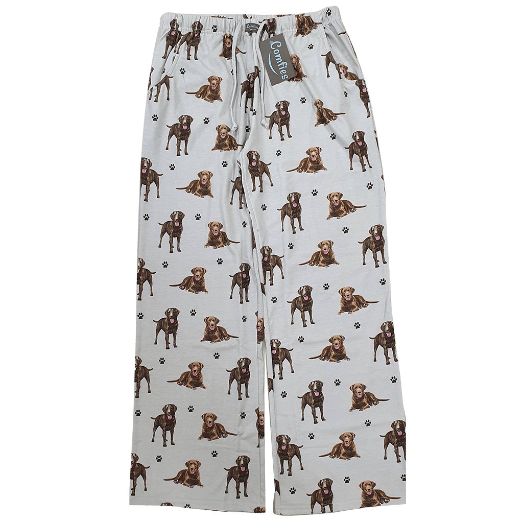 Pet Lover Unisex Pajama Bottoms - Chocolate Labrador