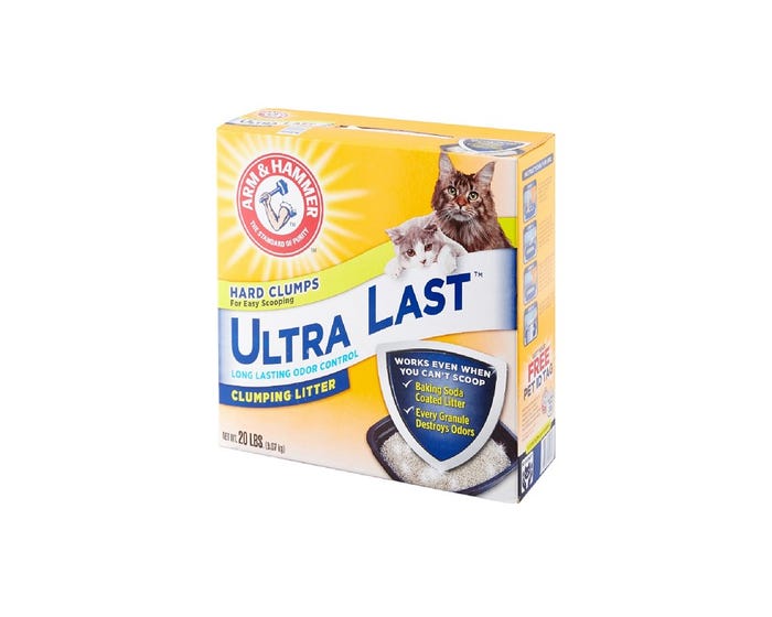 Arm  Hammer Ultra Last Ultra Scented Clumping Clay Cat Litter 26lb - 02306