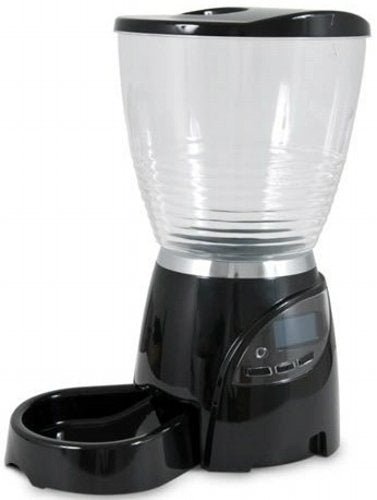 Petmate Le Bistro Programmable Feeder 10 lbs Black 10