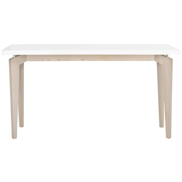 SAFAVIEH Josef White/ Grey Lacquer Console Table - 59