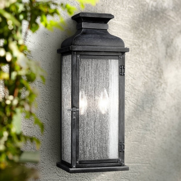 High Zinc 2 light Outdoor Wall Light