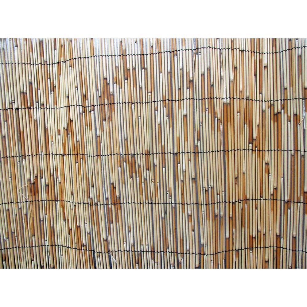 MGP 60 in. x 168 in. W Natural Bamboo Reed Fence Panel RF-5