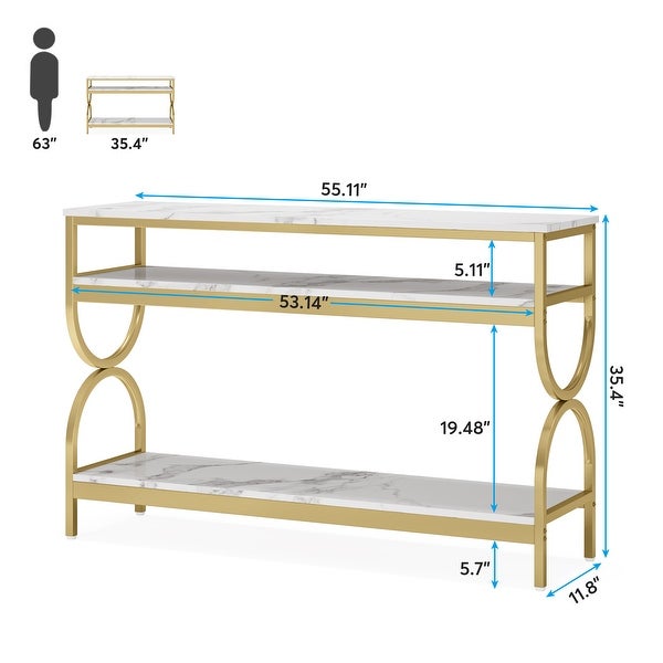 55 Inch Sofa Console Table