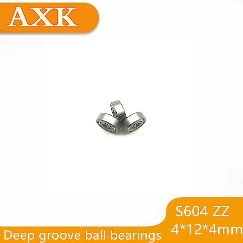 Arrival Limited Free Shipping 604 Z 2z S604zz Abec-3 (10pcs) 4x12x4mm Stainless Steel Bearing 604zz/ss