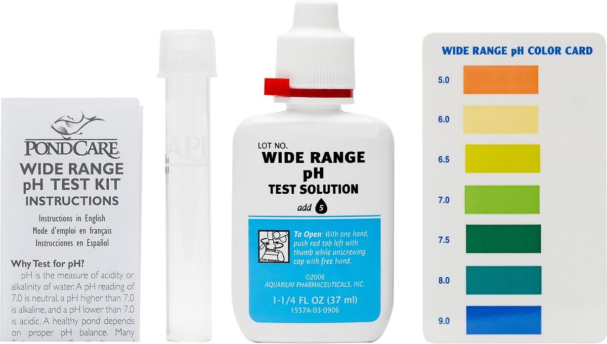 API Pond Wide Range pH Test Kit 160-Test Pond Water Test Kit