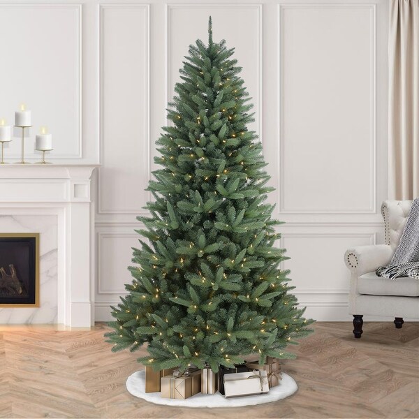 Puleo International 7.5 ft. PreLit Monterey Spruce Tree