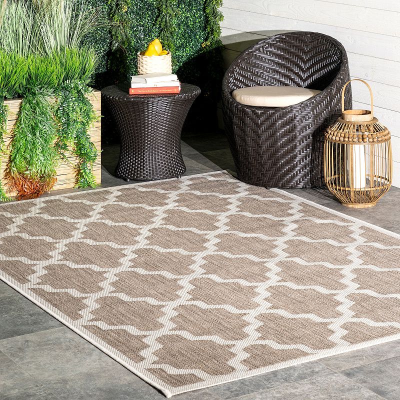 nuLOOM Gina Moroccan Trellis Indoor Outdoor Rug