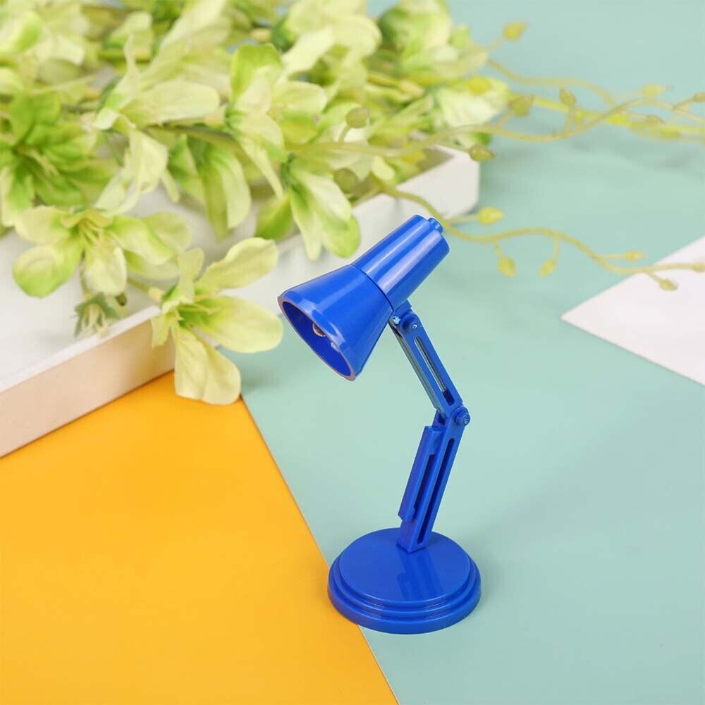 LED Desk table Lamp Light Furniture Dollhouse Miniature Toys Accessory 1/6 Scale