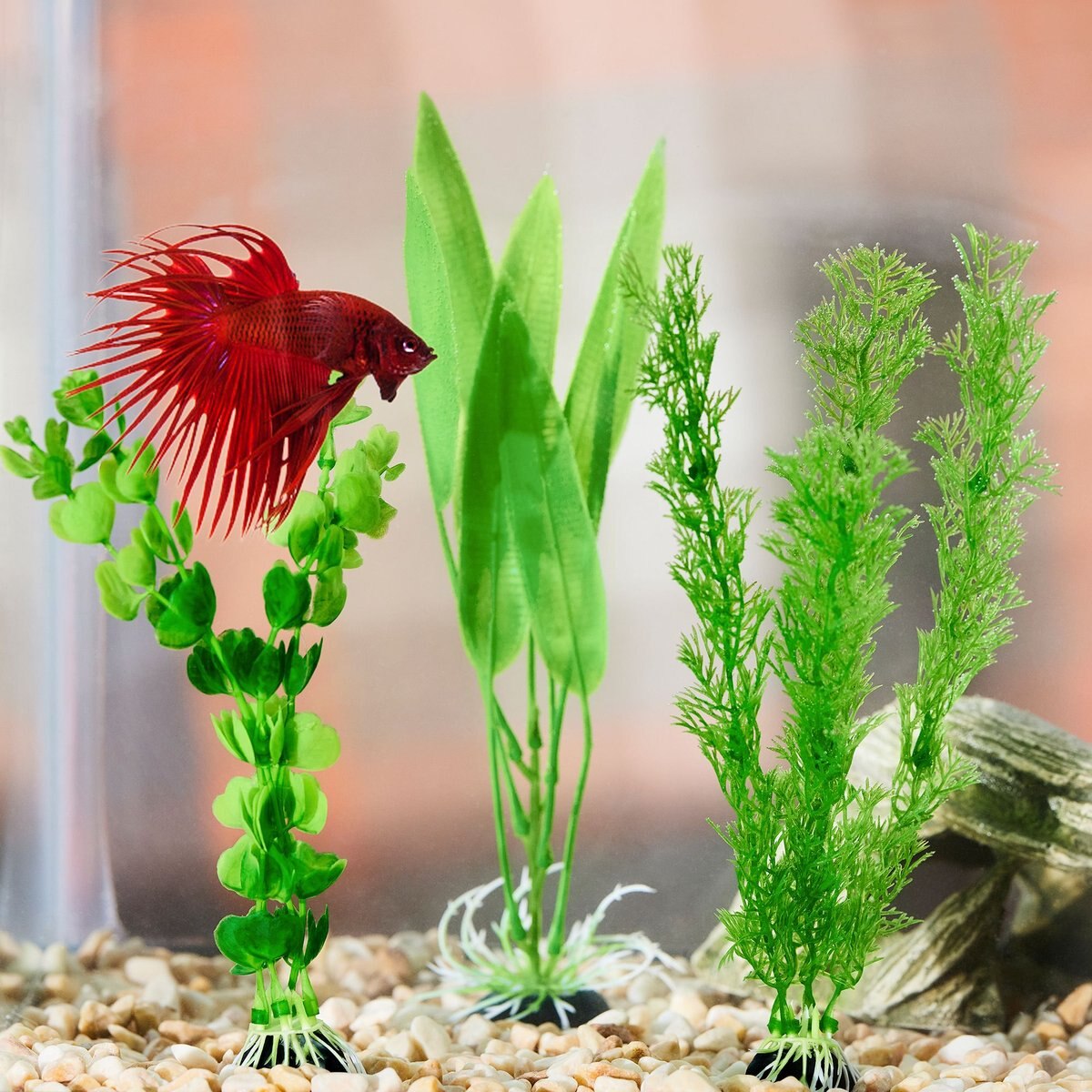 Frisco Plastic Aquarium Plant Set