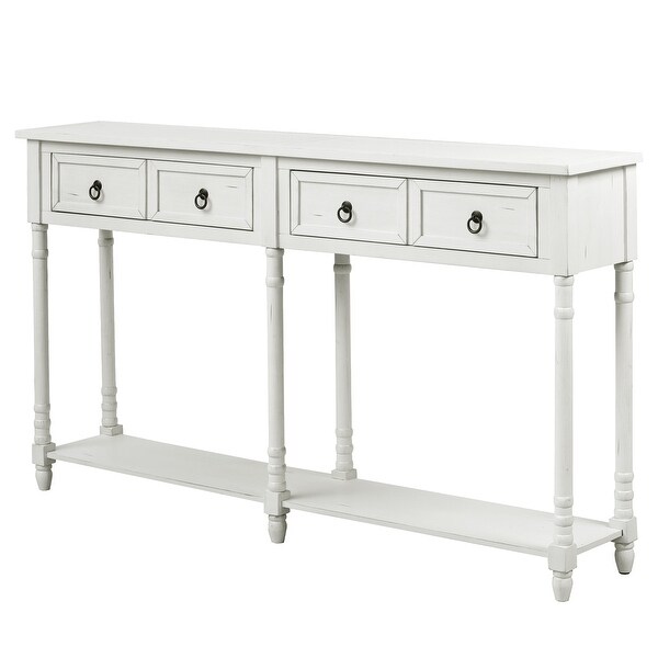 Console Table Sofa Table with Storage and Drawer