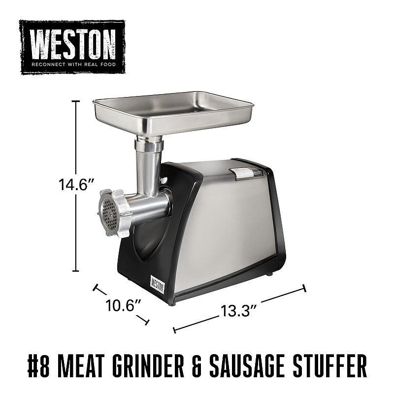 Weston #8 Meat Grinder and Sausage Stuffer