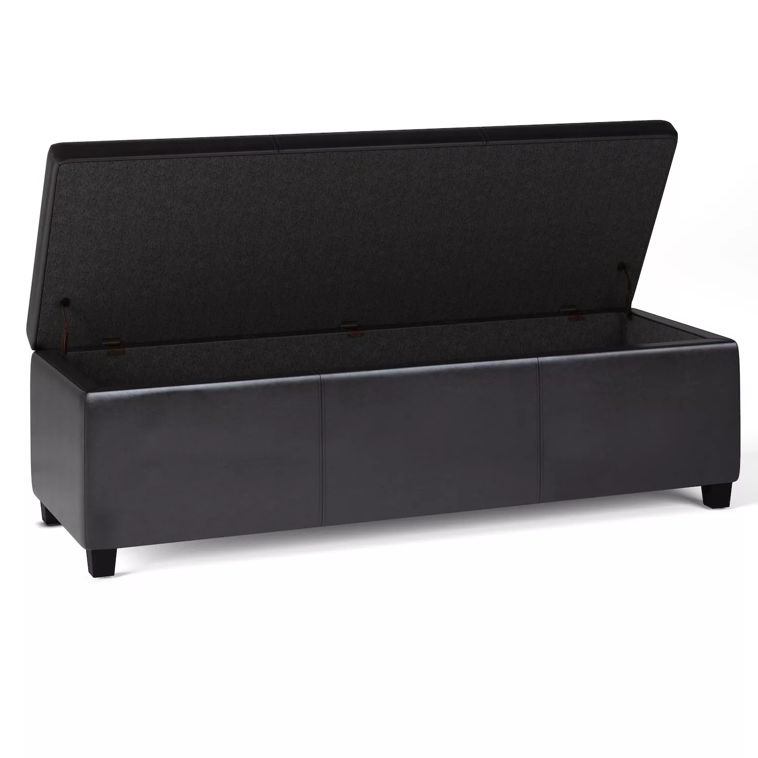 Simpli Home Avalon Storage Ottoman Bench