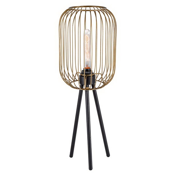 47th   Main CMR978 Iron Round Cage Table Lamp