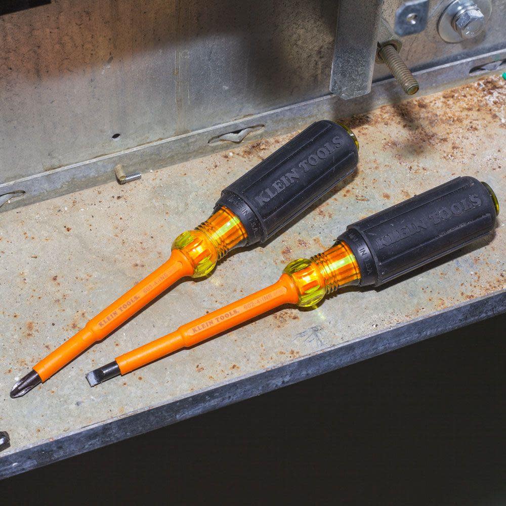 2pc 4In Insulated Screwdriver Set