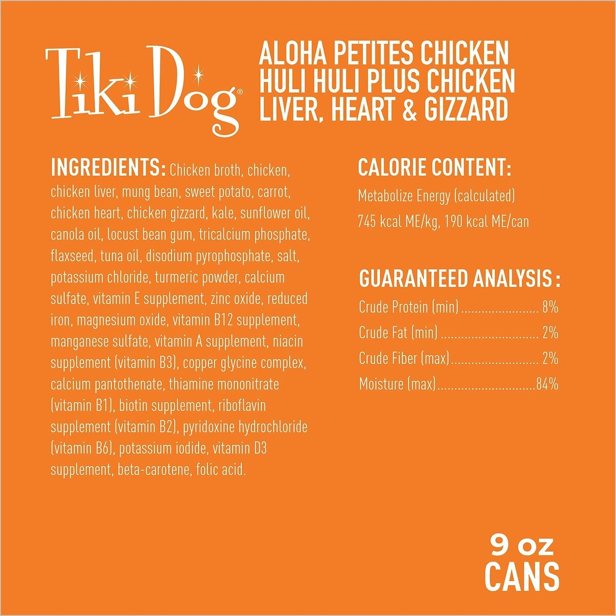 Tiki Dog Aloha Petites Chicken Huli Huli Grain-Free Dog Food