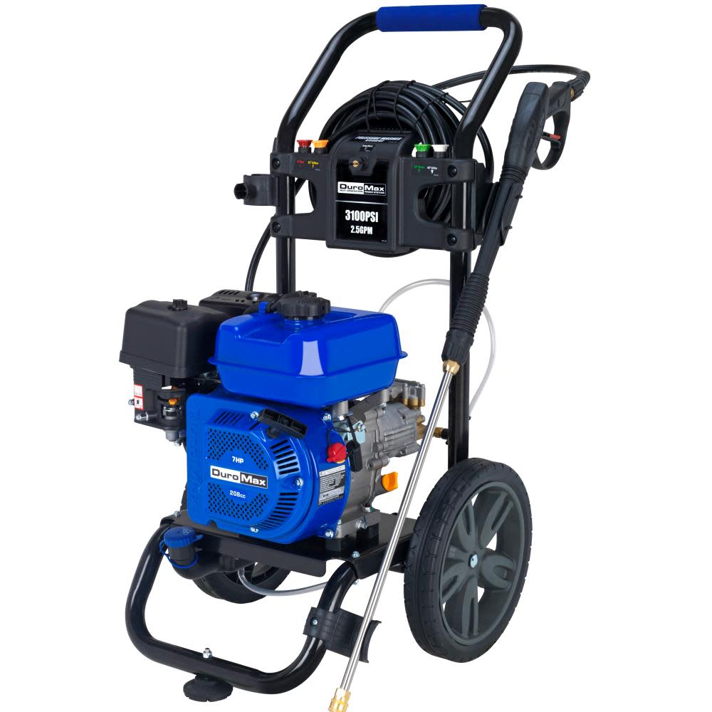 DuroMax 7Hp 3100 PSI Gas Powered Pressure Washer ;