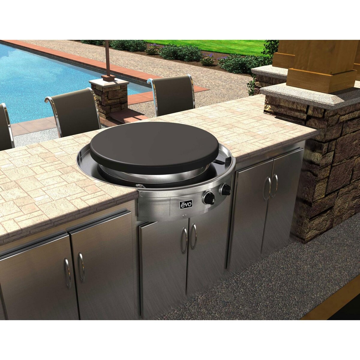 EVO Affinity 30G Built-in Flattop Grill | 10-0055-NG