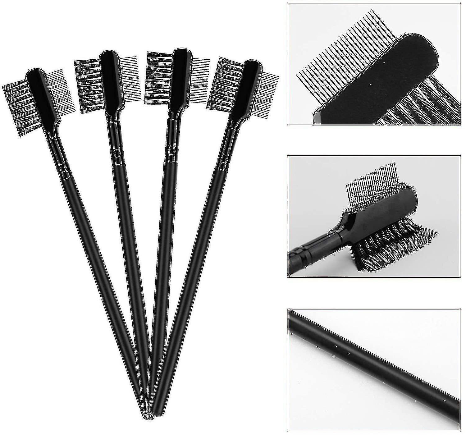 4 Pieces Pet Grooming Comb Dog Flea Comb Double Sided Dog Eye Comb Brush For Dogs Cats