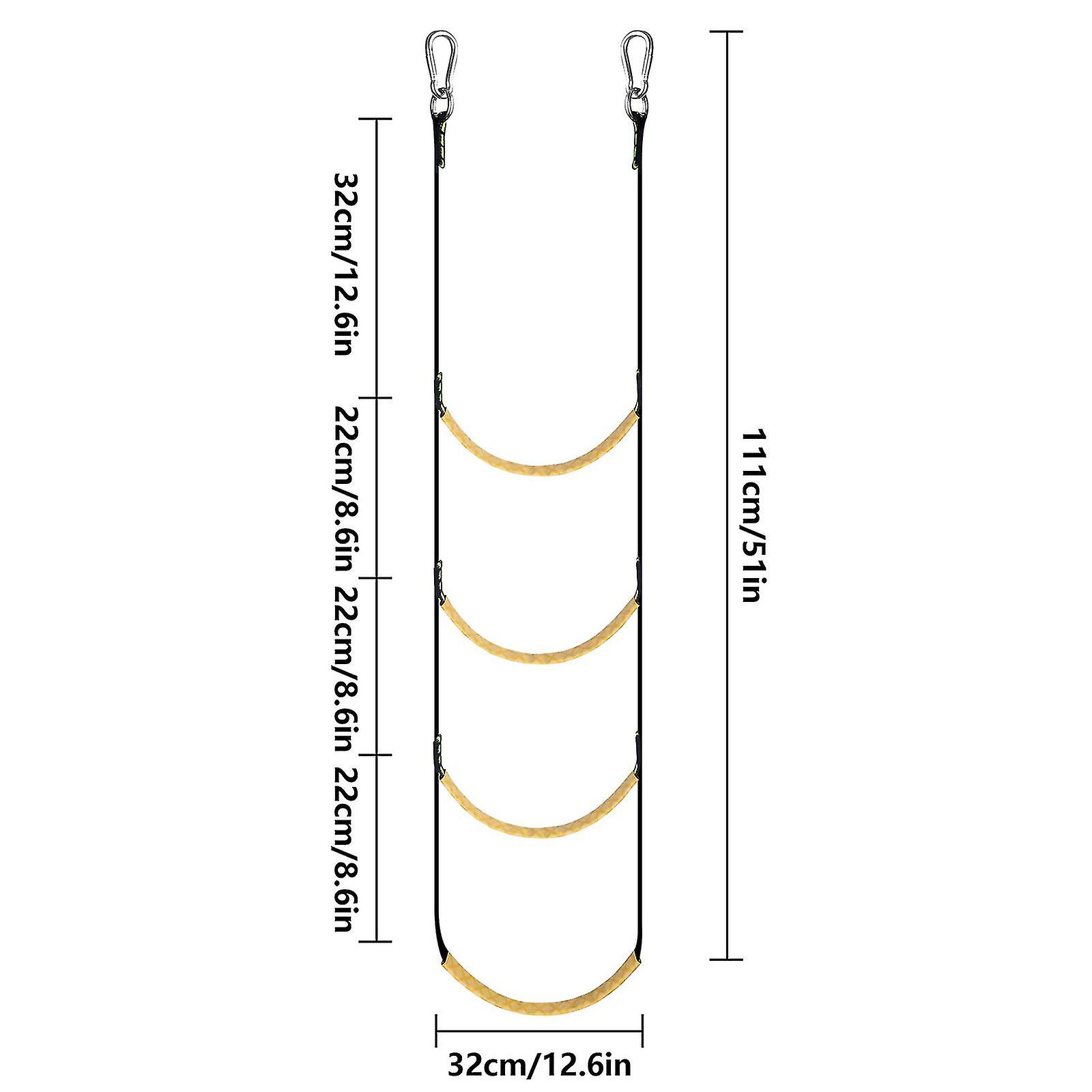 Rope Ladder For Inflatable Boat，kayak，motorboat，canoeing，safe Foldable Sturdy Webbing Ladder