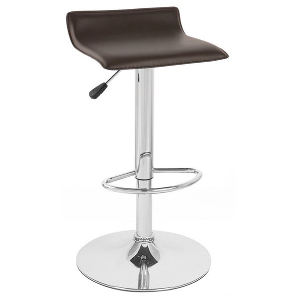 Sigma ContemporaryLeather Adjustable Barstools (Set of 2)