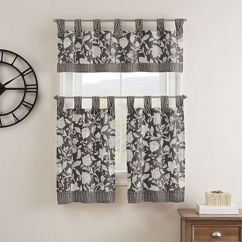 Waverly Stencil Vine Window Valance