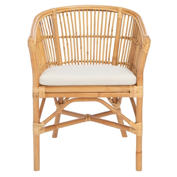 SAFAVIEH Olivia Natural Rattan Accent Chair - 22.6