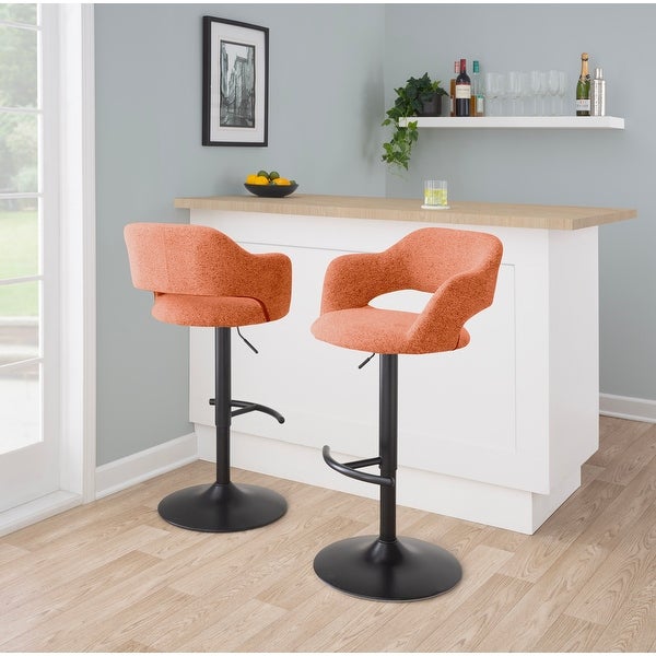 Carson Carrington Vallen Adjustable Bar Stool (Set of 2)