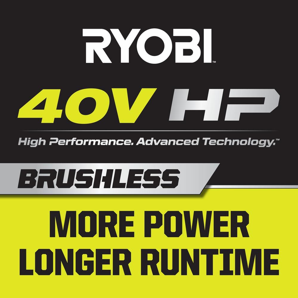 RYOBI 40V HP Brushless 18 in. Battery Chainsaw with 5.0 Ah Battery and Charger RY40580💝 Last Day For Clearance