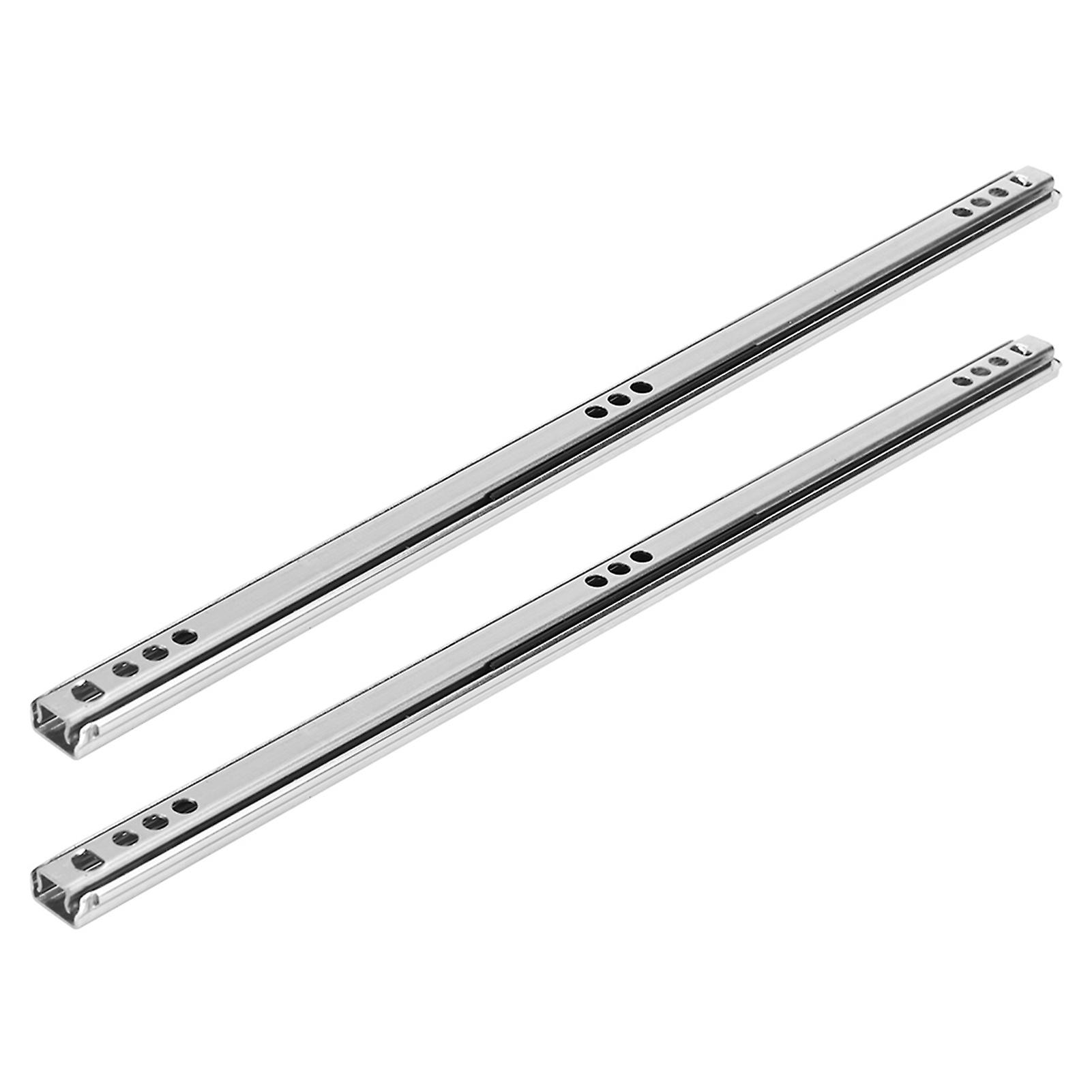 Less Noise  Bearing Drawer Slides ，cold Rolled Steel Drawer Rail For Full Extension Drawer Slides Bedroom Kitchen Office_x000d_