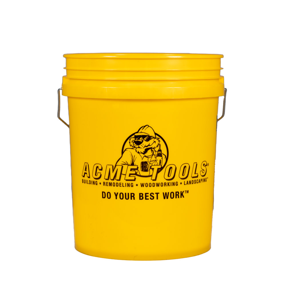 Acme Tools DEWALT Bucket Yellow 5 Gallon