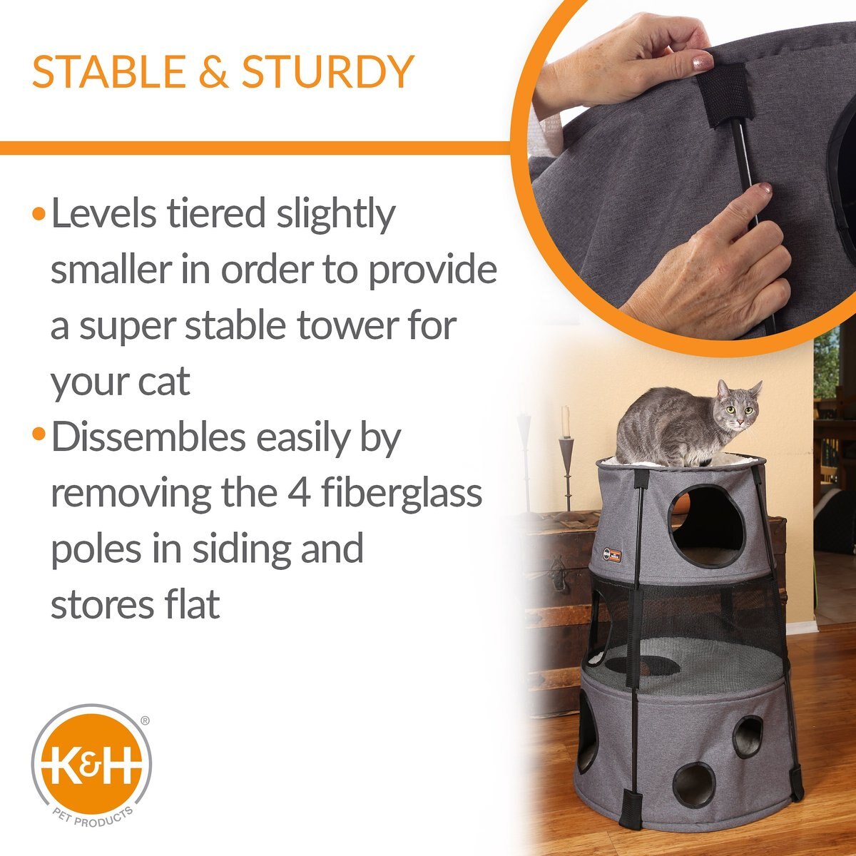 KandH Pet Products Kitty Tower Cat Furniture