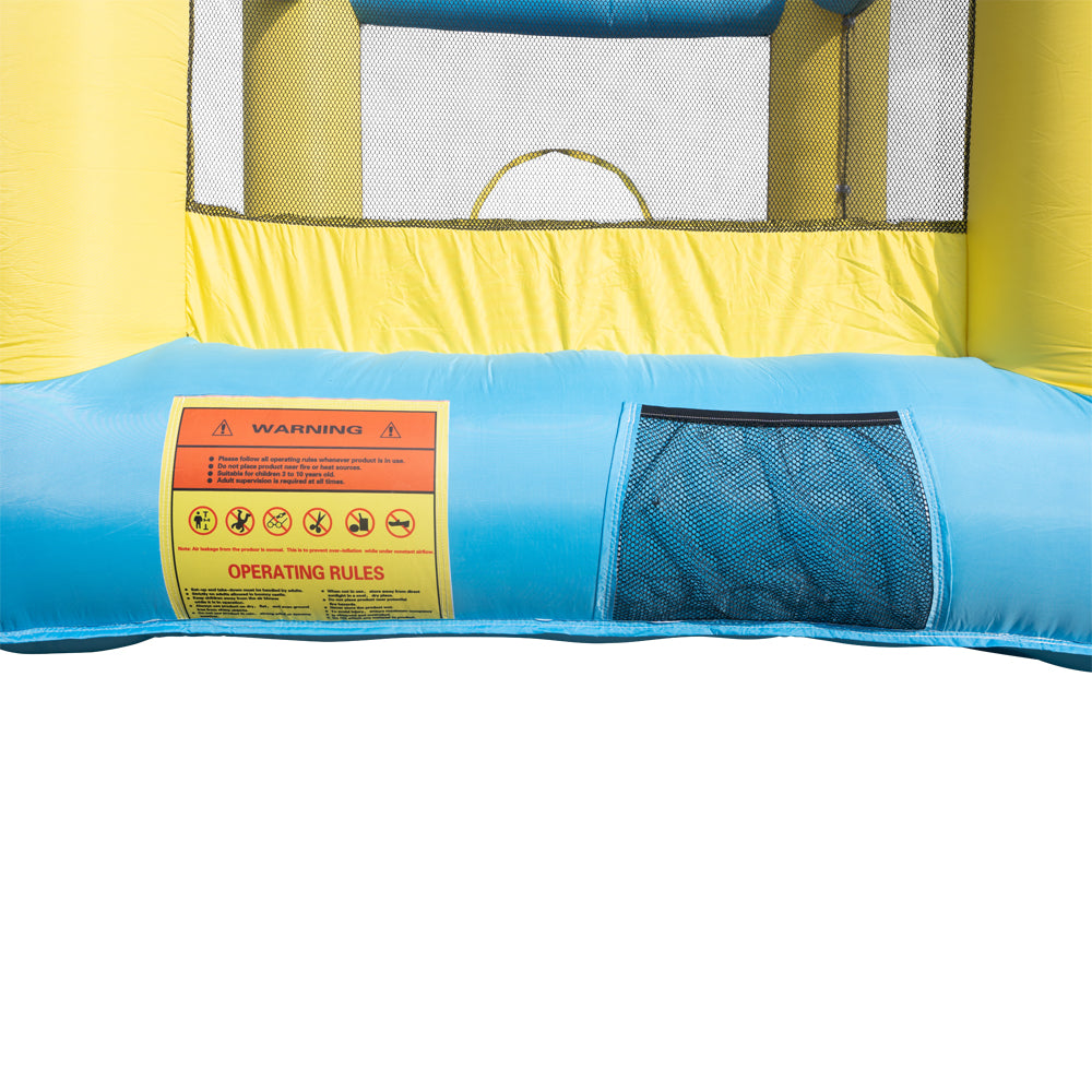 Track 7 Star Inflatable Bounce House with Pool,Slide,Baskt,InflatableJumping Castle