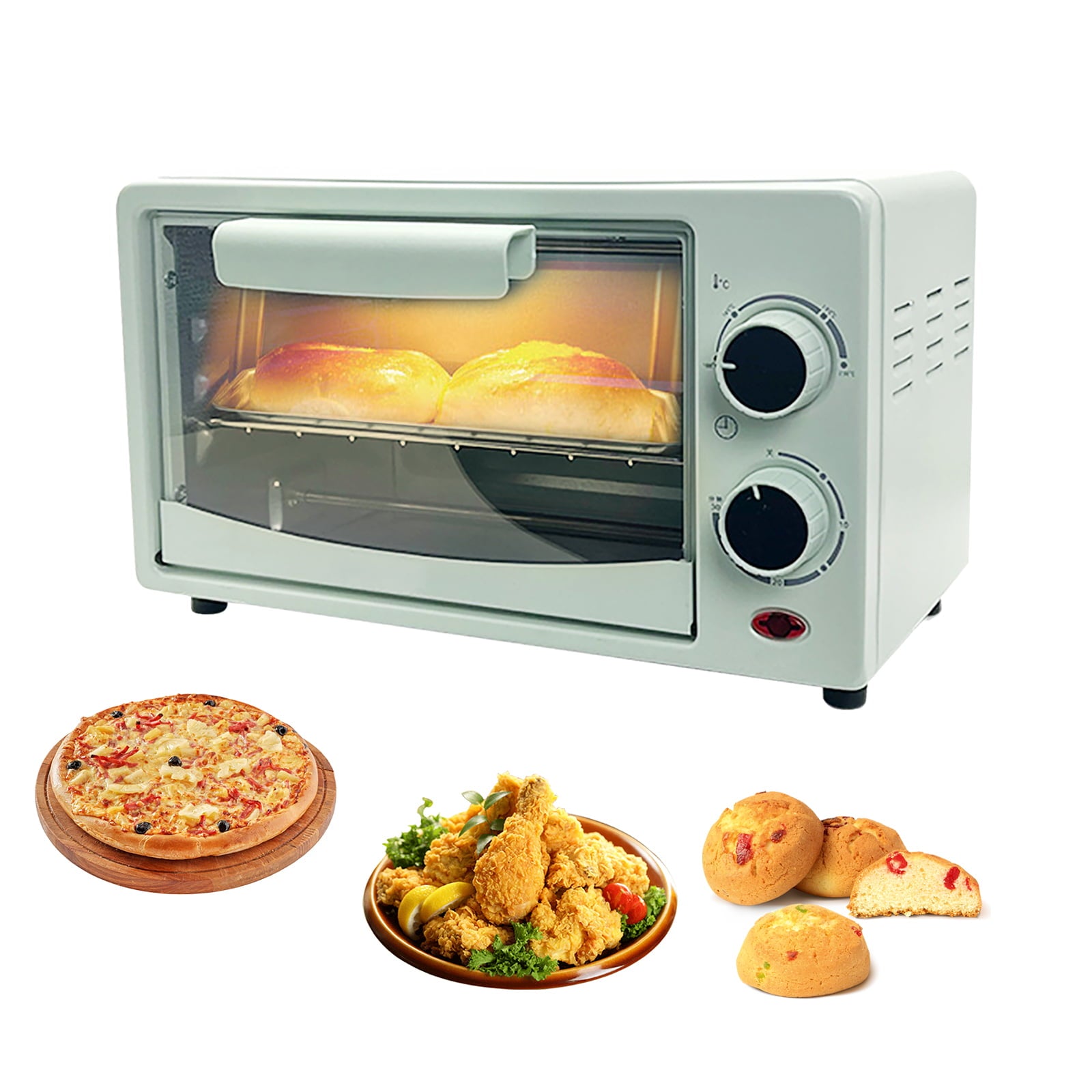 CACAGOO Oven Household Small Mini 12L 60-230 ℃ Electric Toaster 700W Breakfast Machine