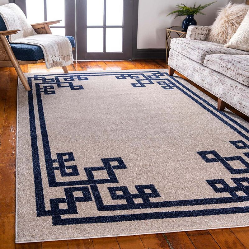 Unique Loom Geometric Athens Rug