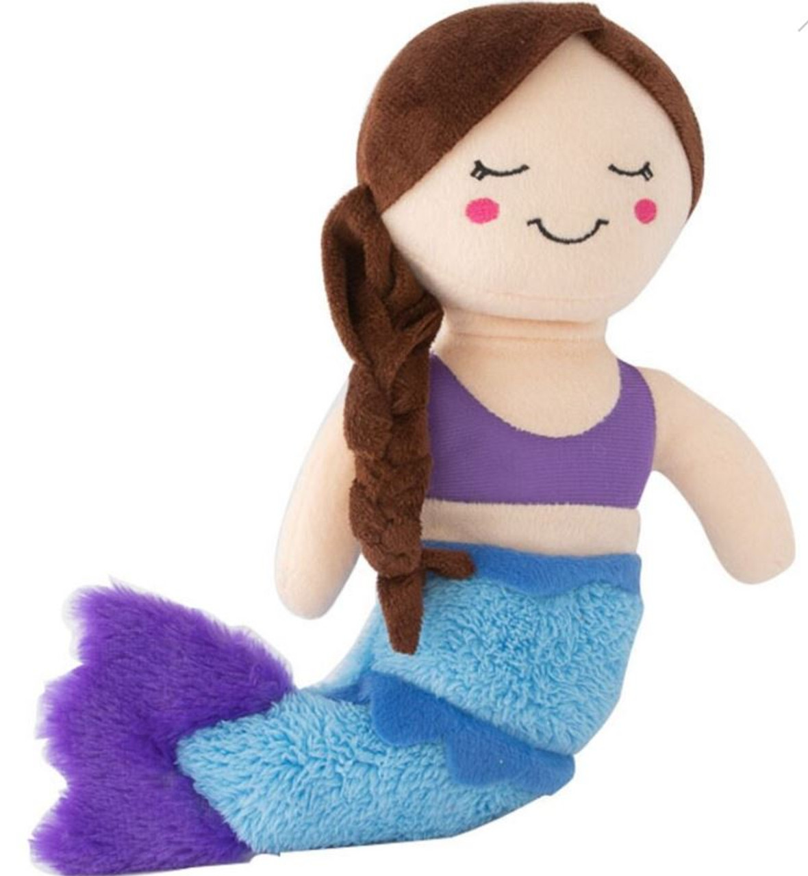 Zippy Paws Snugglerz Ocean Maddy the Mermaid Plush Dog Toy