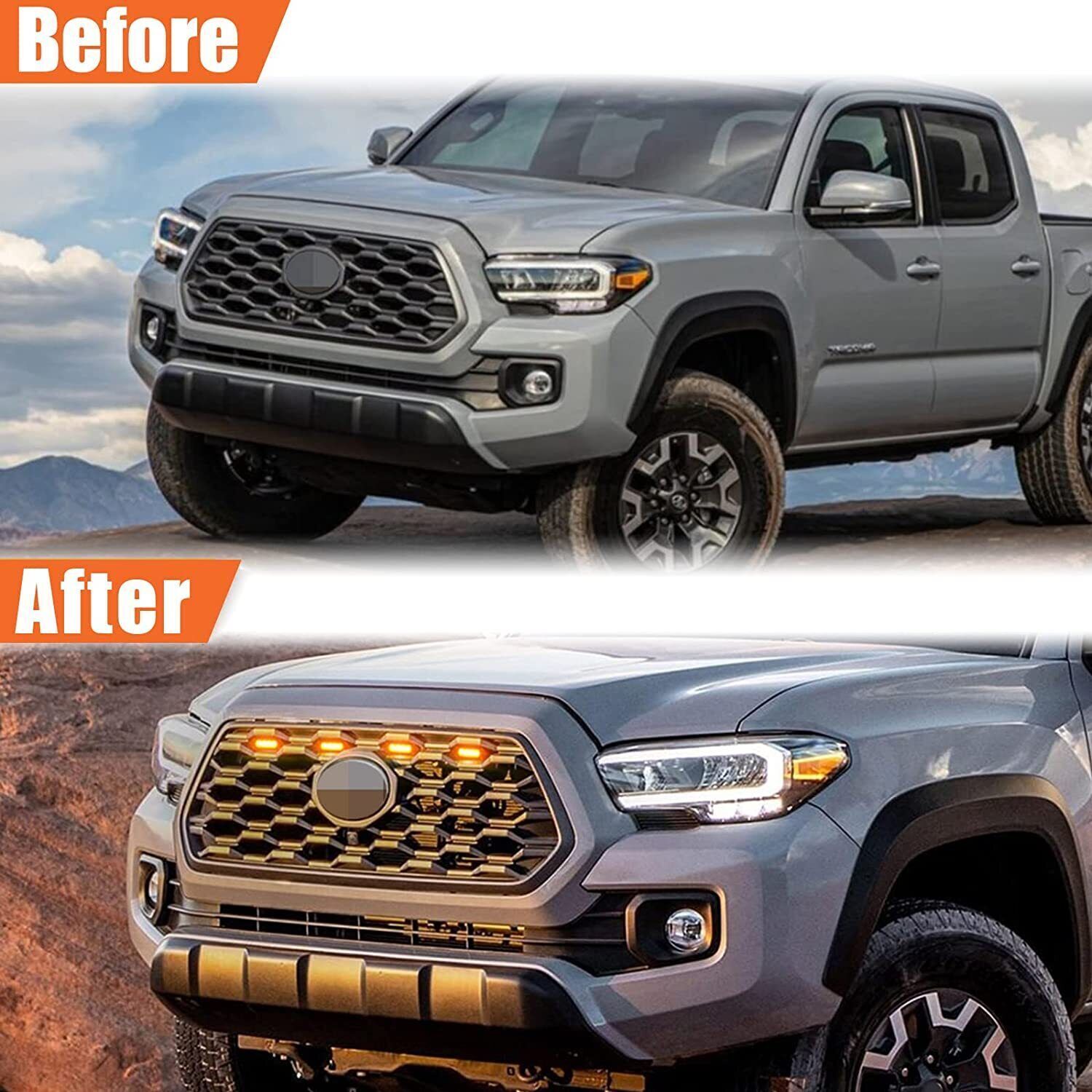 4x LED Grille Lights Fit for Toyota Tacoma TRD Off Road and TRD Sport 2020-2023 US