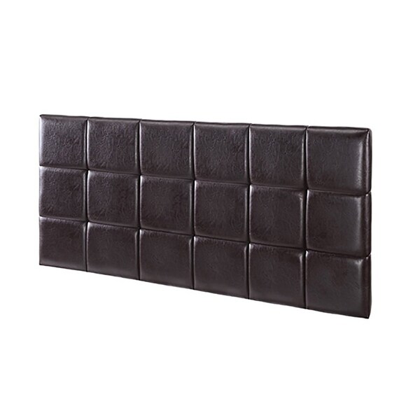 LYKE Home Faux Leather Twin-size Wall Mounted Headboard - - 13329055